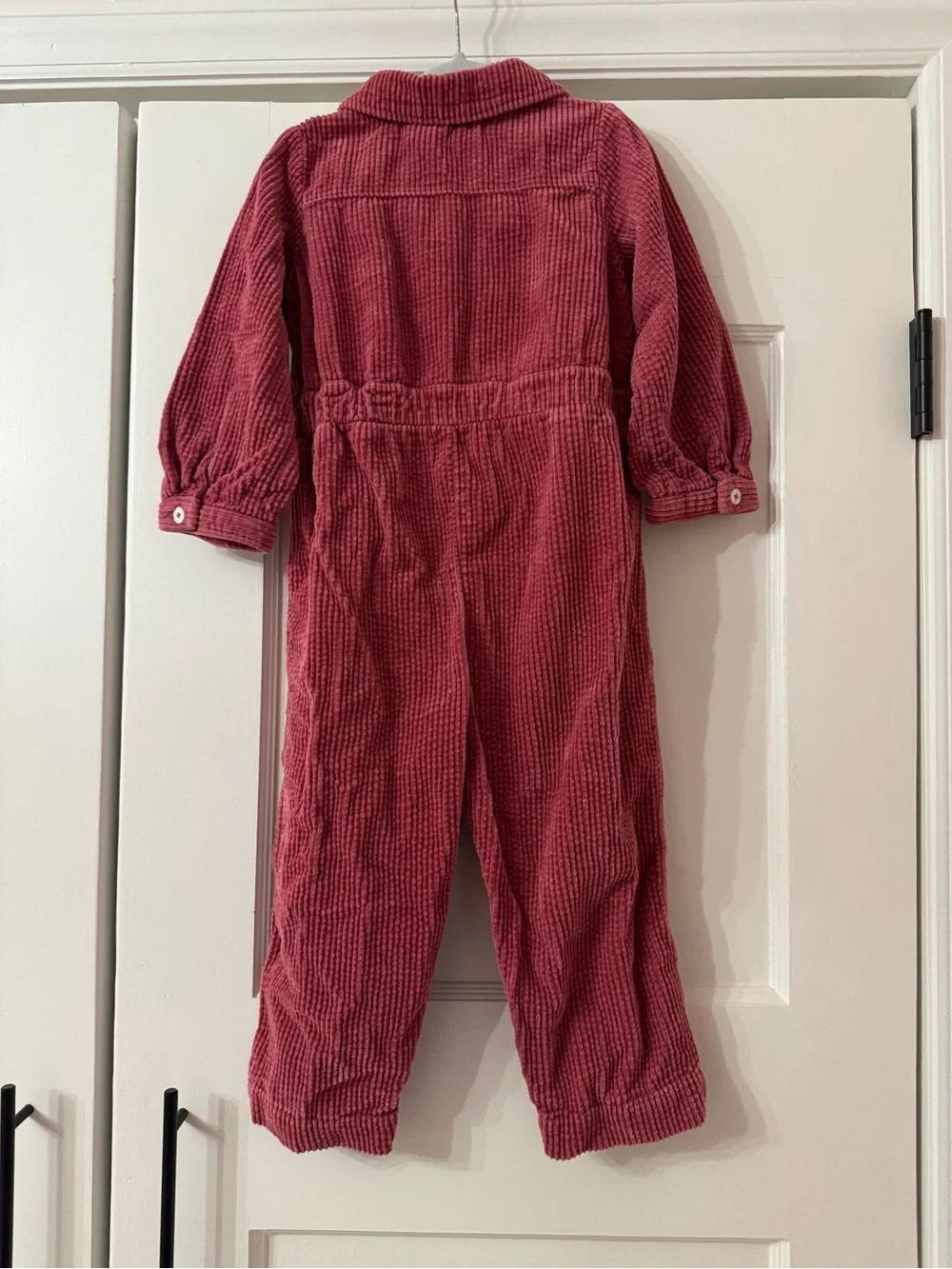 Zara Rose Corded Jumpsuit with Drawstring